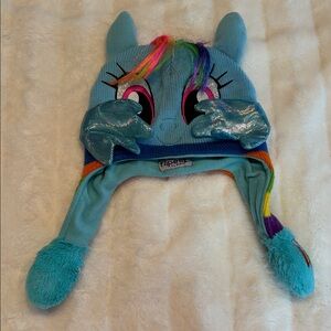 Flipeez Unicorn Pegasus Hat Rainbow